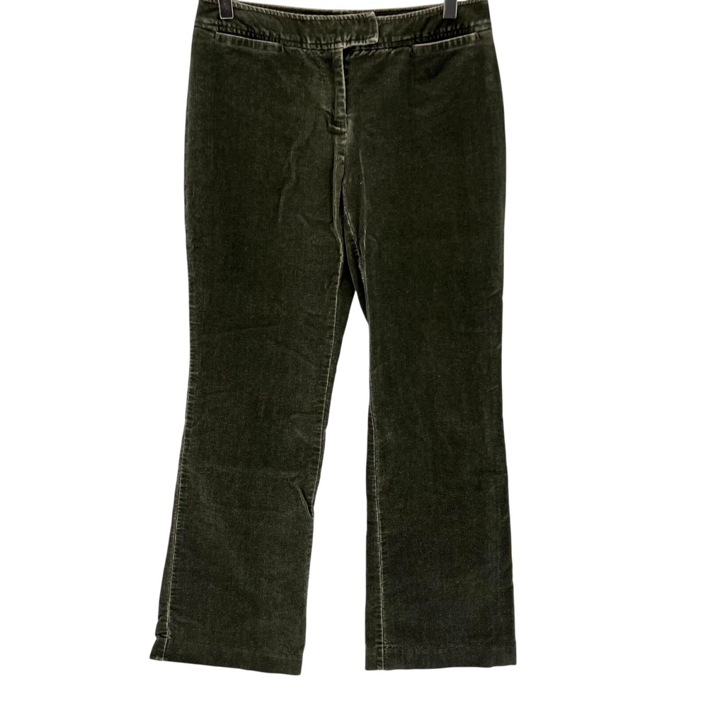 Vintage Y2K INC Geen Corduroy‎ Pants Size 4P Gilmore Girls Goblin Forest Core